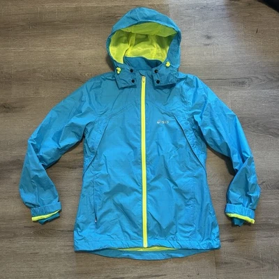 Женский спортивный дождевик ASICS бирюзовый на молнии размер XS - Изображение 1 из 4