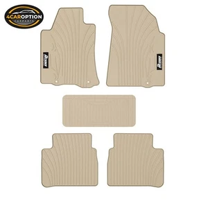 Fits 13-18 Nissan Altima Beige Latex Floor Mats Carpets Liner Front Rear 5PC - Picture 1 of 1