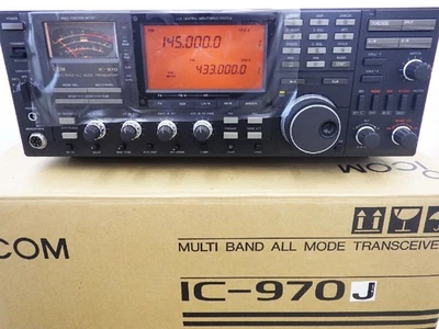 Ricetrasmettitore ICOM IC-970J All Mode 144/430MHz 20W con scatola originale testato Giappone - Immagine 1 di 4