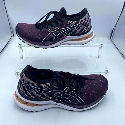 Asics Gel Kayano 28 1012B126 Women's 8 Shoes Deep Plum Black Running Sneakers - Image 1 of 4