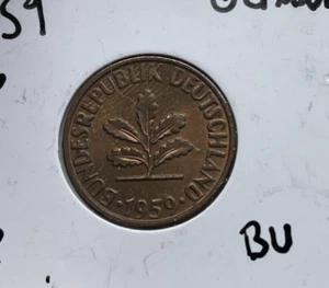 1959 G Germany 2 Pfennig bg - Picture 1 of 2