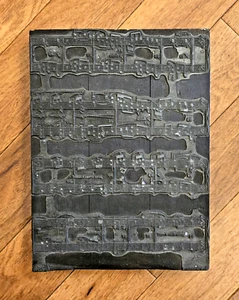 LOUIS V. SAAR "IN A GONDOLA" Vtg St Louis Institute of Music Printing Plate #711 - Picture 1 of 9