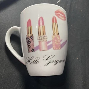 Collector Coffee Cup, Art In Motion, Tea, Broth, Hot Liquid, “Hello Gorgeous” - Picture 1 of 3