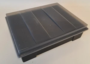 Vintage Alpha VHS Tape Storage Box Case Holds 20 VHS Movie Video Tapes Container - Picture 1 of 5
