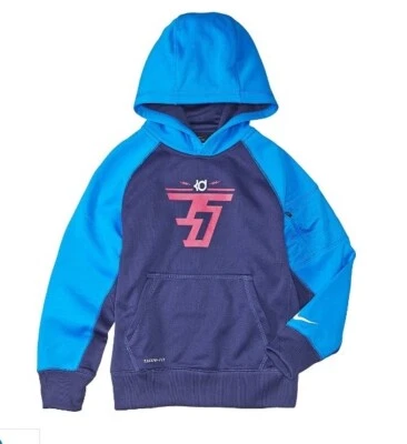 Nike Kevin Durant 'KD - Hero' Therma-FIT Sudadera con Capucha Azul Grande Baloncesto  Foto 1 de 4