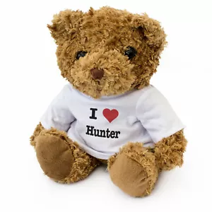 Neu - I Love Hunter - Teddybär - Süß Weich Kuschelig - Geschenk Romantische - Bild 1 von 7