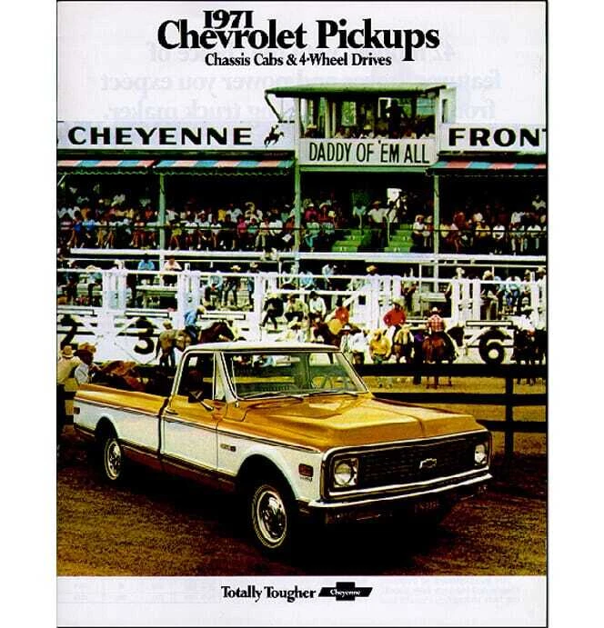 1971 Sales Brochure for Chevy, GMC Truck Foto 1 de 1