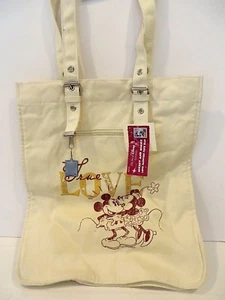 DISNEY MICKEY & MINNIE FASHION TOTE BAG - Picture 1 of 4
