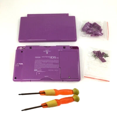 Light purple Housing Shell Case Cover Buttons Kits for Nintendo DS Lite NDSL - Image 1 of 4