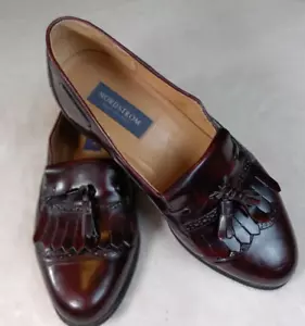 Mocassini uomo Nordstrom Made In Italy nappa marrone taglia 10,5 con abito o casual - Foto 1 di 11