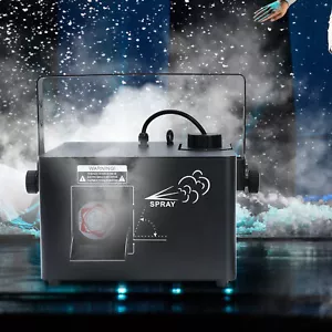Macchina Nebbia 1500W Basso Profilo Hazer Haze Fumo DMX Teatro DJ Effetto Palco con RC - Foto 1 di 12