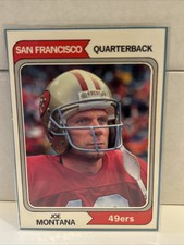 Joe Montana San Francisco 49ers 1992 Sports Card Price Guide Monthly Blue Border