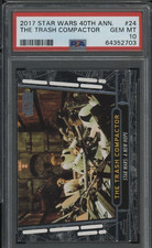 2017 Topps Star Wars 40th Anniversary #24 The Trash Compactor PSA 10 GEM MINT