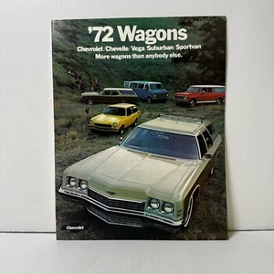 1972 Chevy Station Wagon Sales Brochure Booklet Catalog Old Original - Imagen 1 de 2