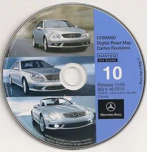 2002 2003 2004 2005 Mercedes G55 G500 G 500 Navigation CD Map #10 Cover Canada - Picture 1 of 2