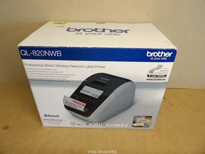 Brother QL-820NWB Thermal Label Barcode Printer WiFi Bluetooth - IN BOX + PS - Bild 1 von 4