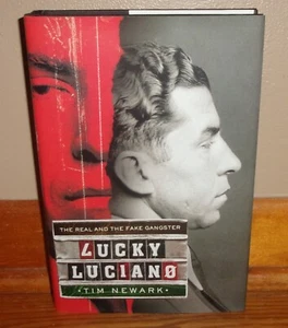 LUCKY LUCIANO-The Real & The Fake Gangster-Tim Newark-BRAND NEW 1st HC w/DJ! - Picture 1 of 9