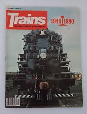 Trains Magazine The Magazine of Railroading November 1980