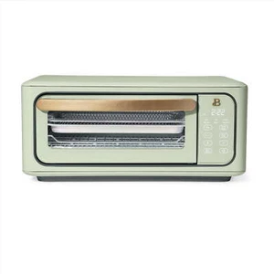 Beautiful Infrared Air Fry Toaster Oven 9Slice1800W Sage Green By Drew Barrymore - Picture 1 of 12
