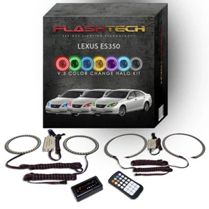 Kit de anillo halo LED Bluetooth multicolor RGB para faros Lexus ES350 2007-2009 - Imagen 1 de 7