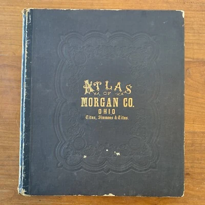 Atlas of Morgan County Ohio 1875 Titus, Simmons & Titus. Map of United States - Image 1 of 4