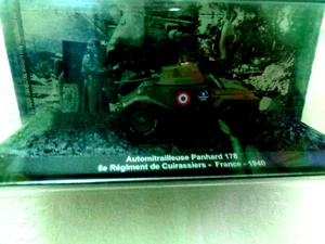 DIE CAST MODELLINO MILITARE AUTOMITRAILLEUS PANHARD 178 8° REGIMENT FRANCE 1940 - Picture 1 of 3