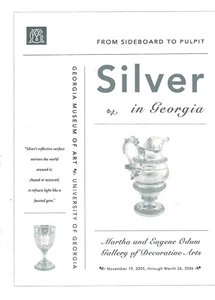 Georgia Museum of Art, From Sideboard to Pulpit: Silverin Georgia 2005-6 - Picture 1 of 1