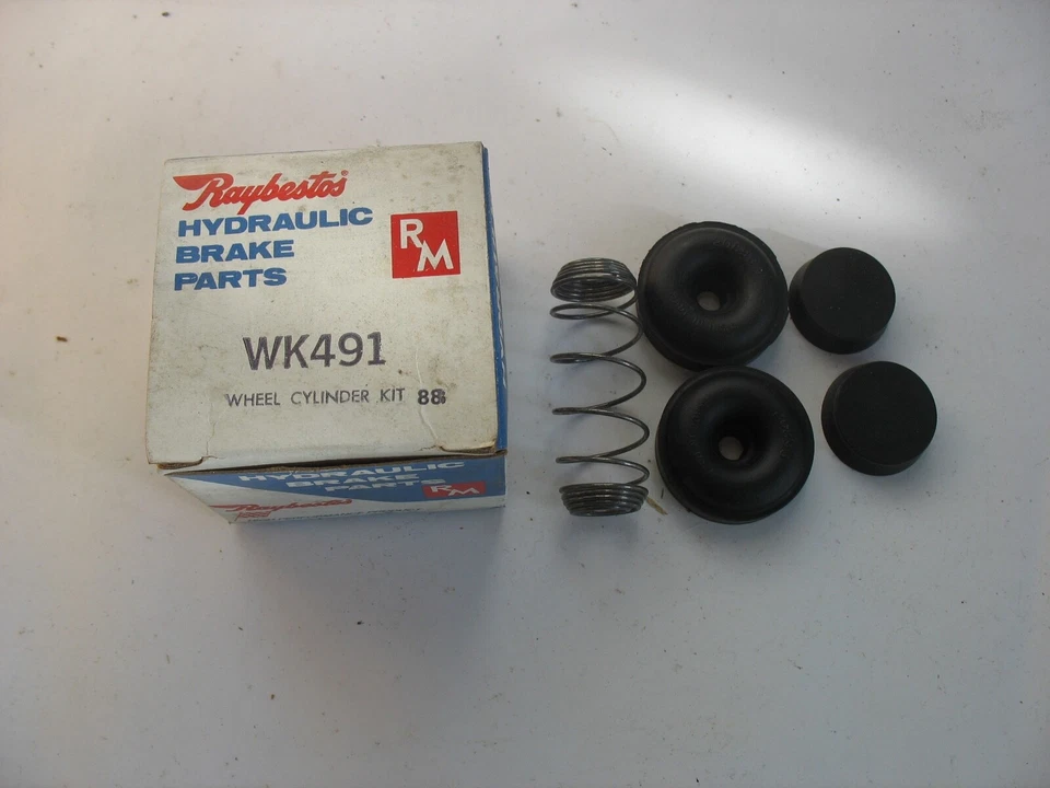 Nuevo kit de cilindro de rueda Raybestos piezas de freno hidráulico WK491 1968-89 Plymouth Foto 1 de 1