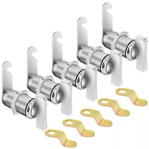 Thumb Operated Offset Cam Lock, 1-3/8” RV Storage Locks 5PCS Cabinet Locks 5PCS - Picture 1 of 7