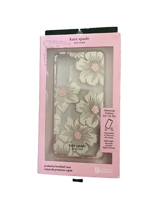 Kate Spade Samsung Galaxy S21 FE 5G Case Hollyhock Floral New Open Package - Image 1 of 3