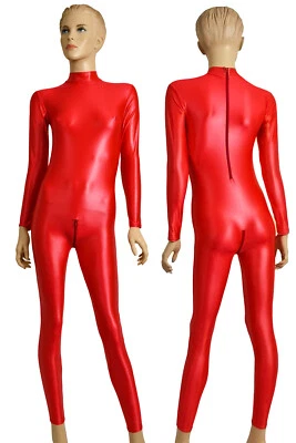 Wetlook Ganzanzug RRV+SRV Damen elastisch Hauteng stretch shiny stark glänzend - Bild 1 von 2