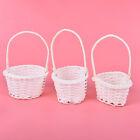 1 Stück Handgewebter Mini Kunststoff Weben Aufbewahrungskorb Rattan Tee Picknick