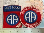 1 Patch Plus 1 , 82Nd Airborne Division Patch , 82Nd Division Vietnamw Patch P1