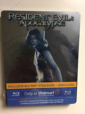 Resident Evil Apocalypse (Blu-ray, 2010) NEW Wal-Mart Steelbook - Image 1 of 3