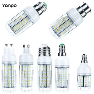 Led Maïs Ampoule 10w 20w 25w 30w E26 E27 E12 E14 G9 Gu10 4014 SMD Lampe AC 220V - Imagen 1 de 16