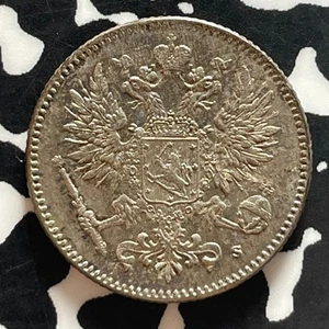 1916-S Finland 50 Pennia Lot#T5118 Silver! Nice! - Picture 1 of 2
