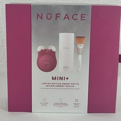 Nuface Mini+ plus Holiday Red Velvet Rose Limited Edition Smart Petite Micro - Image 1 of 4