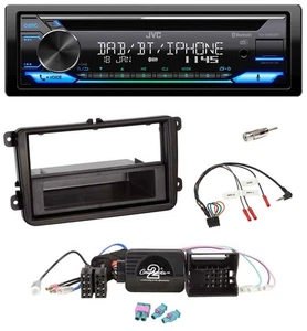 JVC Bluetooth Lenkrad USB DAB CD Autoradio für VW Passat Polo Scirocco Sharan Ti - Bild 1 von 10