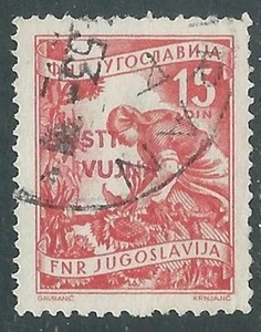 1953 TRIESTE B USATO ECONOMIA E INDUSTRIA 15 D - RA24-6 - Imagen 1 de 1