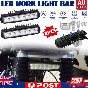 2Pcs 12V LED Work Light Bar Flood Spot Lights Driving Lamp Offroad Car Truck SUV - Picture 1 of 12