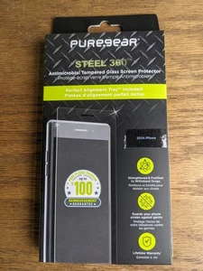 PureGear Steel 360 Verre Trempé Protecteur d'écran pour Apple iPhone 16 - Photo 1 sur 4