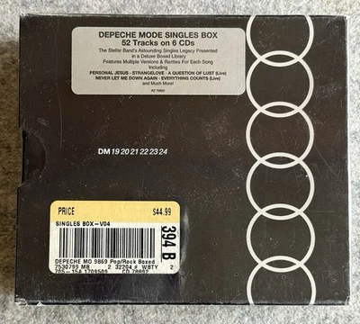 NEW Depeche Mode Singles 4 - 6 CD Box Set - 52 Tracks - 2004 - SEALED! - Image 1 of 4