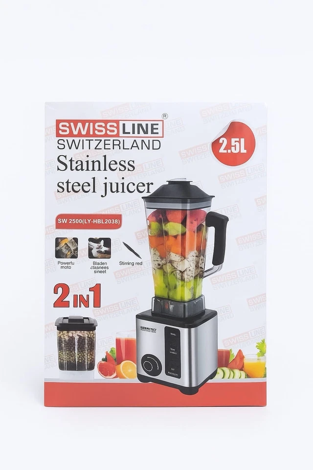 Licuadora profesional SWISS LINE SW-2500 (2.5L, acero inoxidable) - Imagen 1 de 1