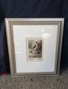 Grabado firmado interracial Louis Icart LISTO PARA EL AMOR 1935 BLANCO Y NEGRO erótico - Imagen 1 de 8