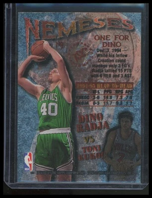 1995-96 Stadium Club #N9 Toni Kukoc / Dino Radja Nemeses - Image 1 of 2