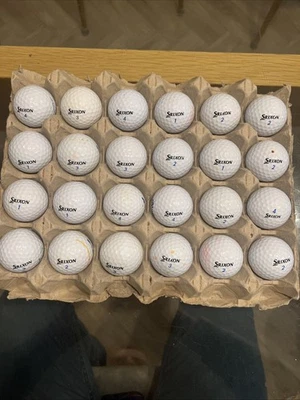 Srixon Ad333 Golf Balls X24 Pack Pearl And Grade A Condition - Image 1 of 3