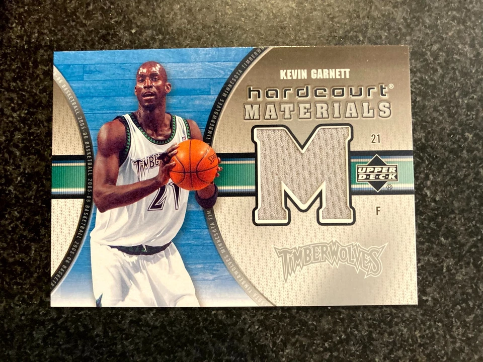 2005-06 Upper Deck Hardcourt Materials #KG Kevin Garnett B20 - Image 1 of 2
