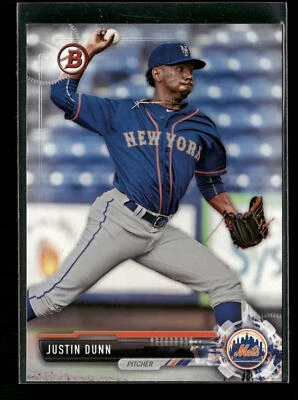 Justin Dunn 2017 Bowman Draft #BD-49 - Image 1 of 2