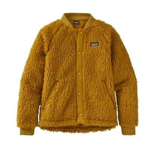 PATAGONIA RETRO-X FLEECE BOMBER JACKET KIDS XL 14 'BUCKWHEAT GOLD' #65415 $109 - Picture 1 of 11