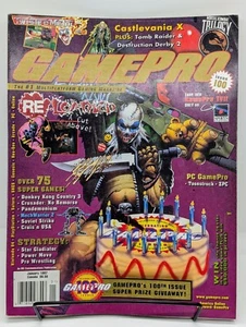 GamePro Magazine Issue #100 Twisted Metal Castlevania X Donkey Kong Country 3 - Bild 1 von 7
